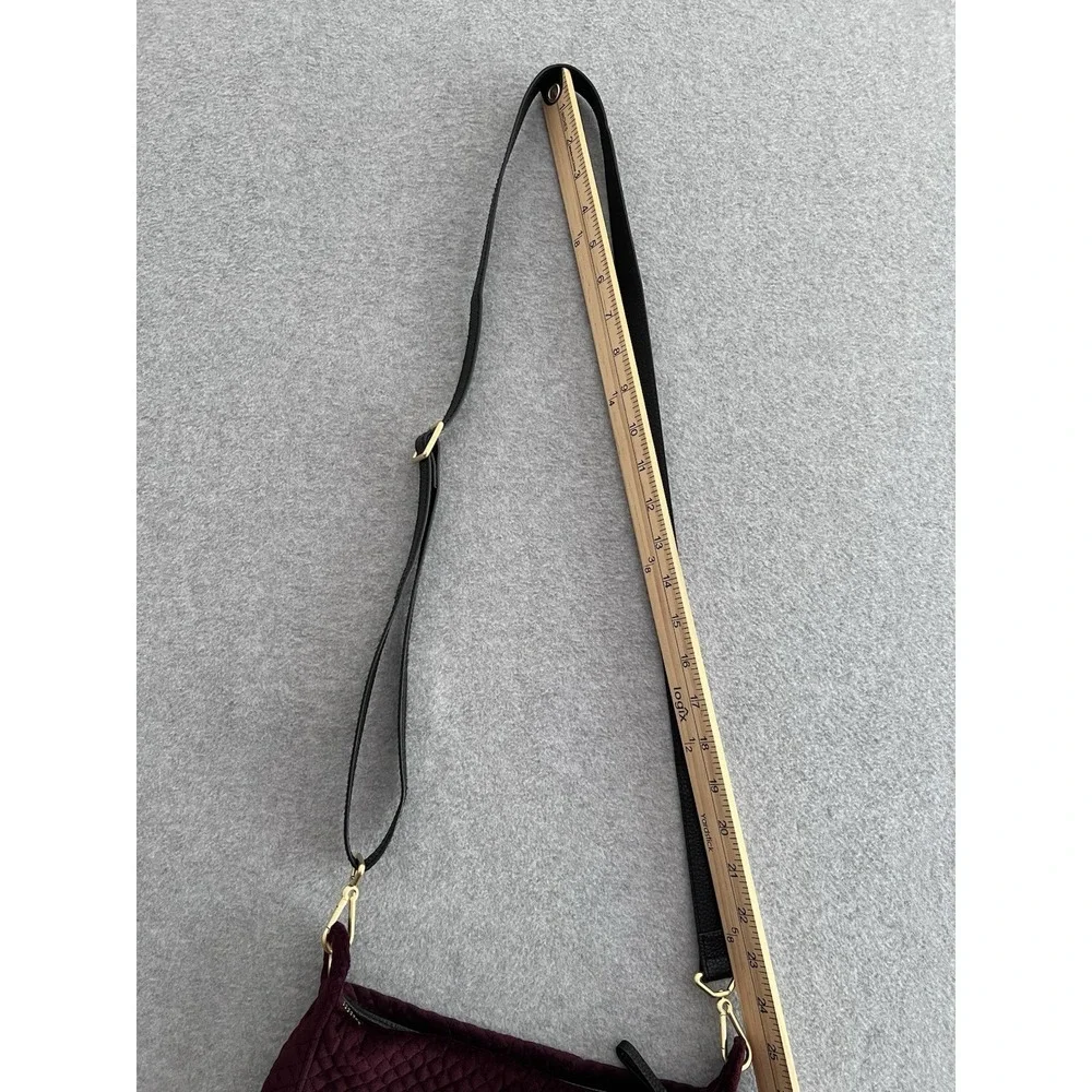 Vera Bradley Carson Mini Hobo Chocolate Raisin Crossbody Messenger Bag